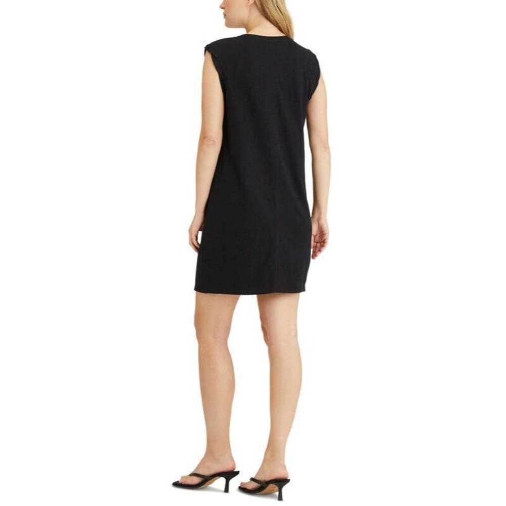 SANCTUARY Easy Way Twisted T-Shirt Dress -  Black - NWT - Medium - Picture 3 of 5